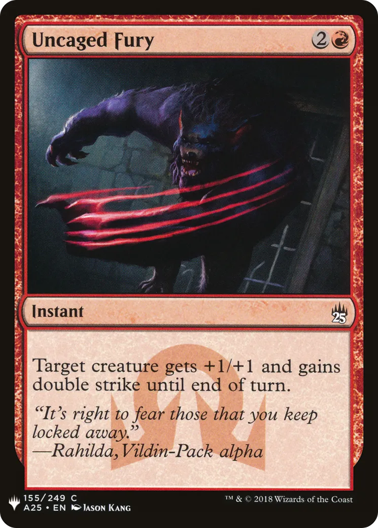 Fureur déchaînée — The List — Magic: The Gathering
