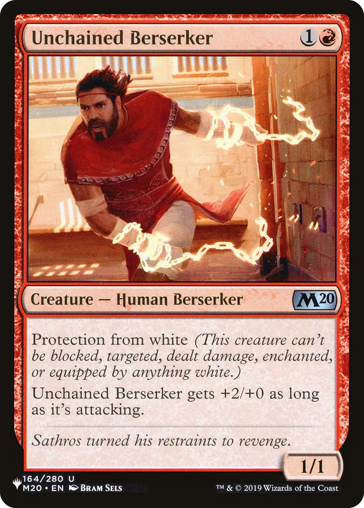 Unchained Berserker — The List — Magic: The Gathering