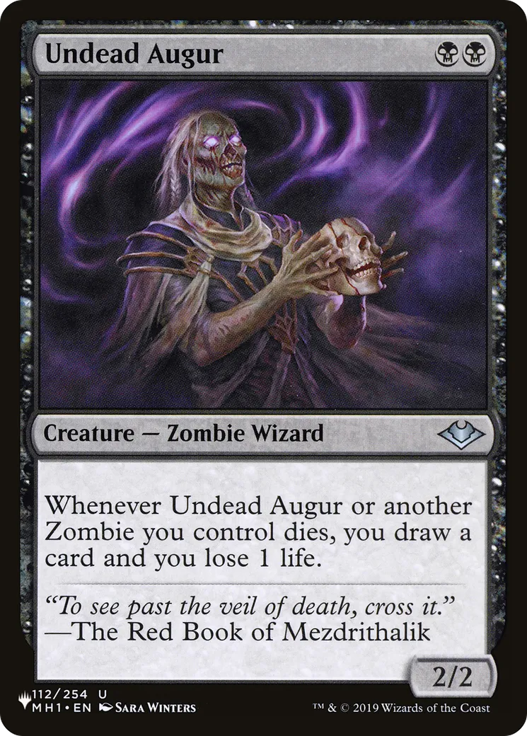 Augure mort-vivant — The List — Magic: The Gathering