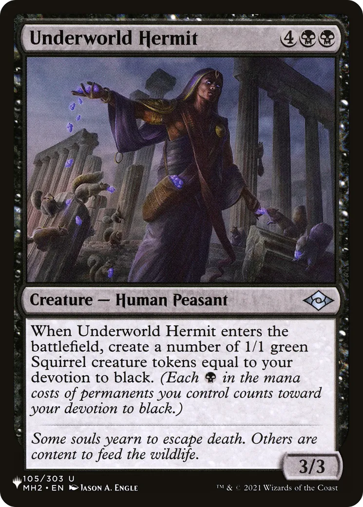 Ermite du Monde souterrain — The List — Magic: The Gathering