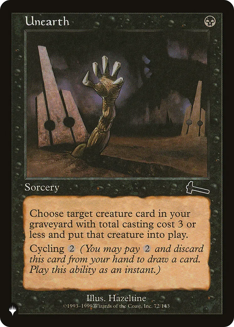 Sortir de terre — The List — Magic: The Gathering