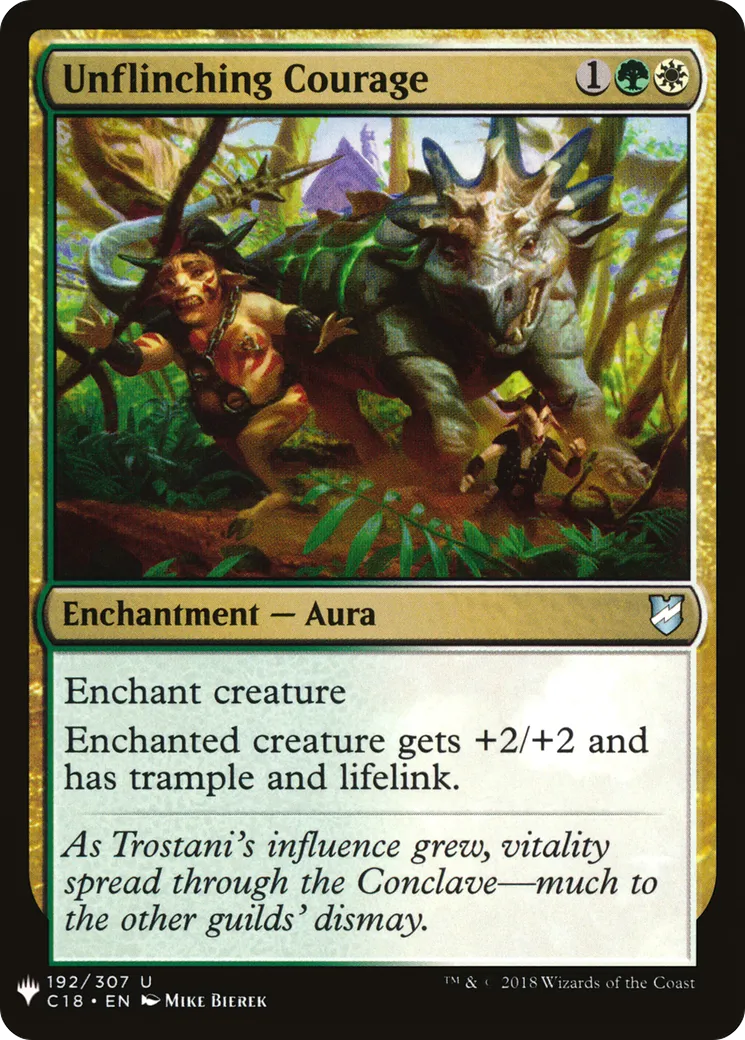 Unflinching Courage — The List — Magic: The Gathering