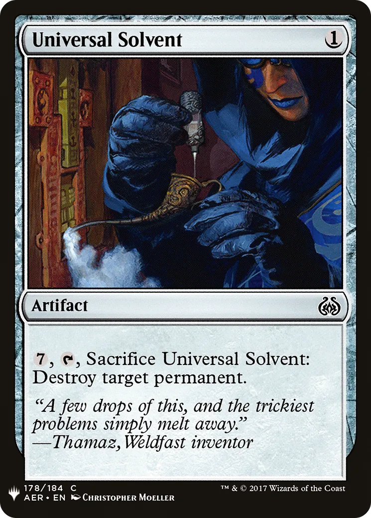 Solvant universel — The List — Magic: The Gathering
