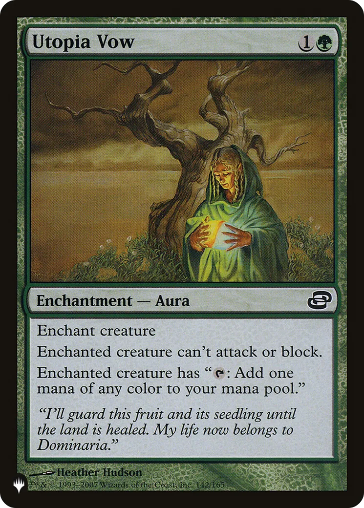 Vœu d'utopie — The List — Magic: The Gathering