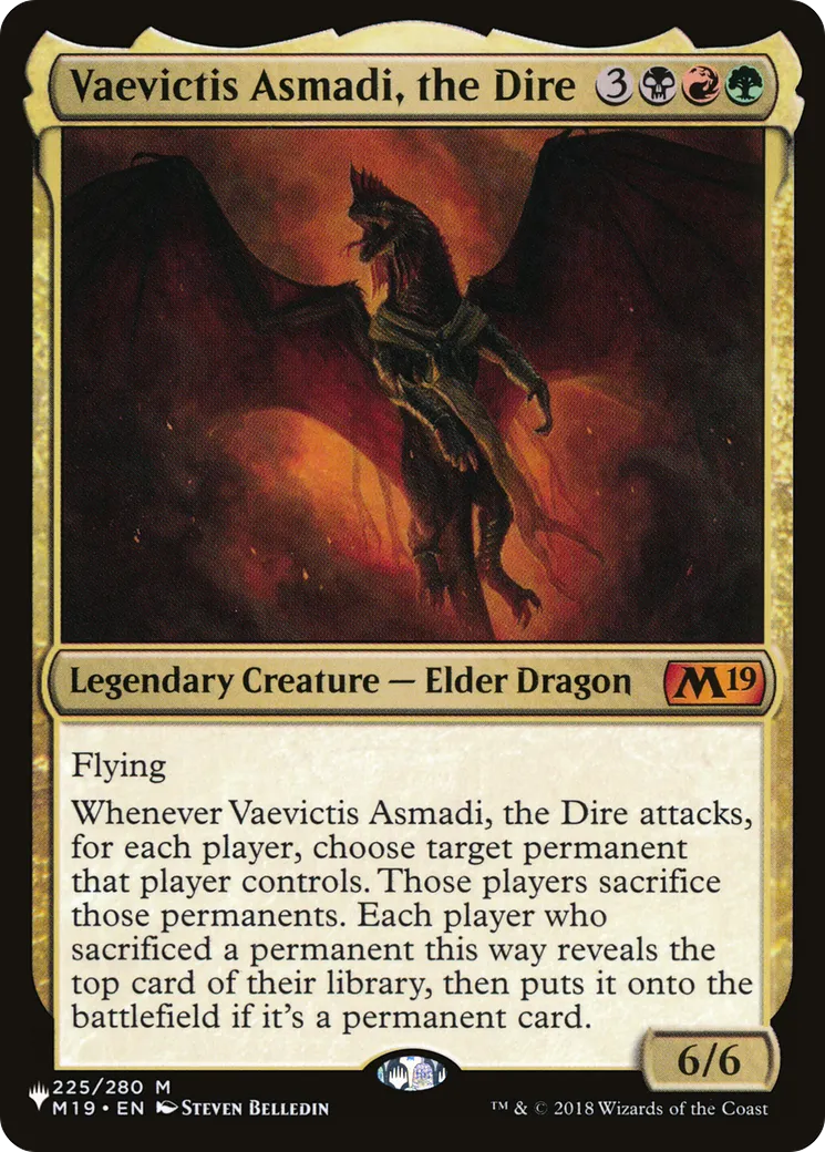 Vaevictis Asmadi, the Dire — The List — Magic: The Gathering