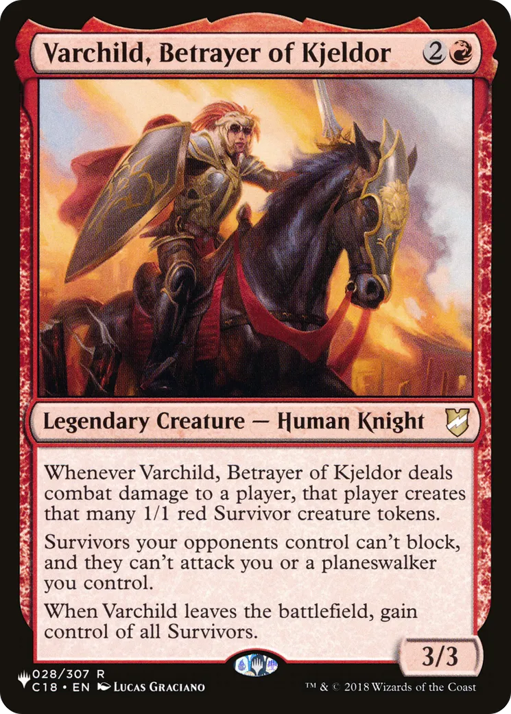 Vartchaïld, traîtresse du Kjeldor — The List — Magic: The Gathering