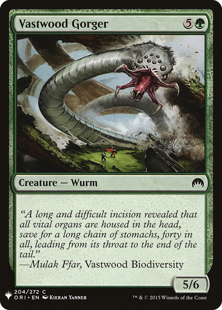 Vastwood Gorger — The List — Magic: The Gathering