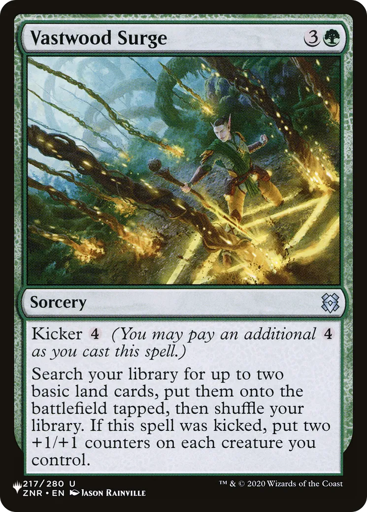 Vastwood Surge — The List — Magic: The Gathering