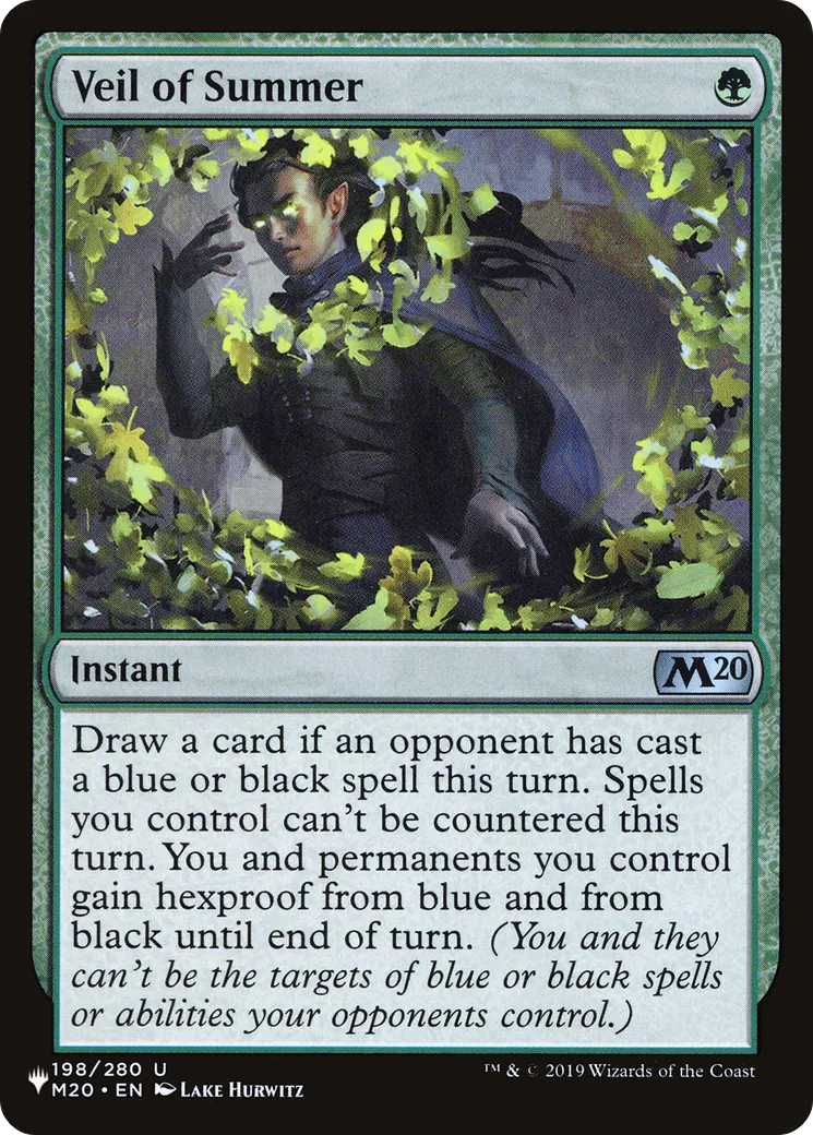 Voile de l'été — The List — Magic: The Gathering