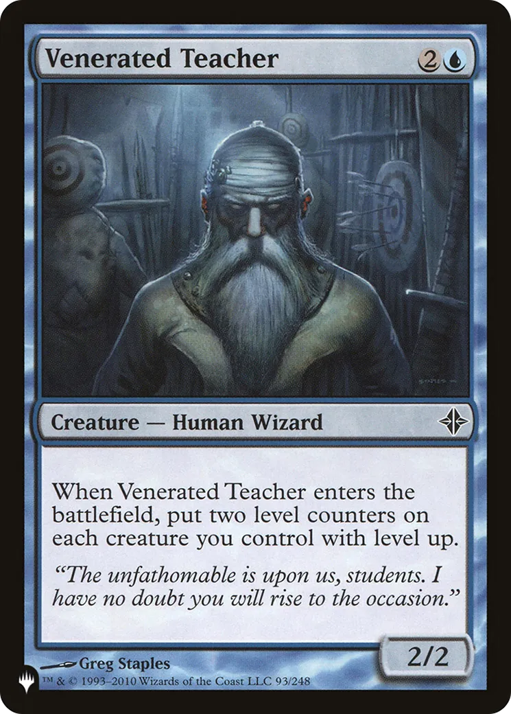 Professeur vénéré — The List — Magic: The Gathering