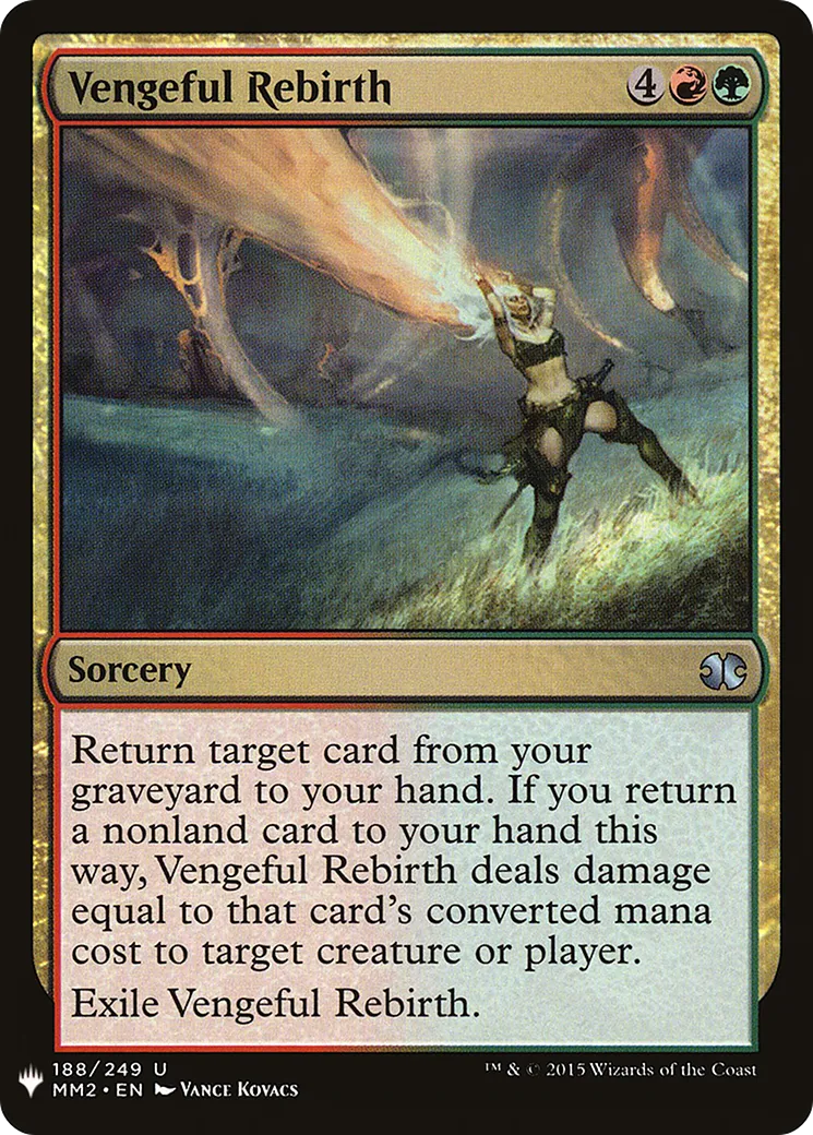 Renaissance vengeresse — The List — Magic: The Gathering