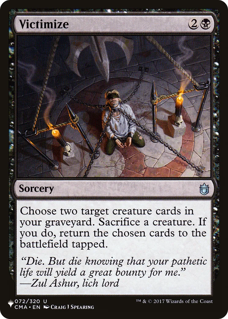 Victimize — The List — Magic: The Gathering
