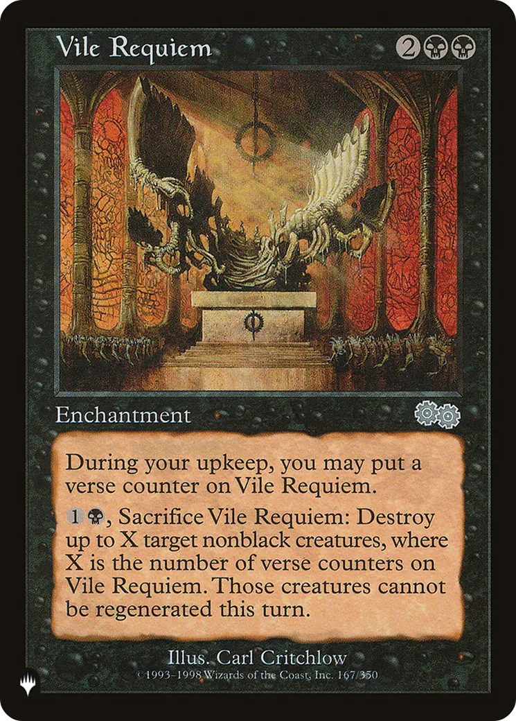 Vile Requiem — The List — Magic: The Gathering
