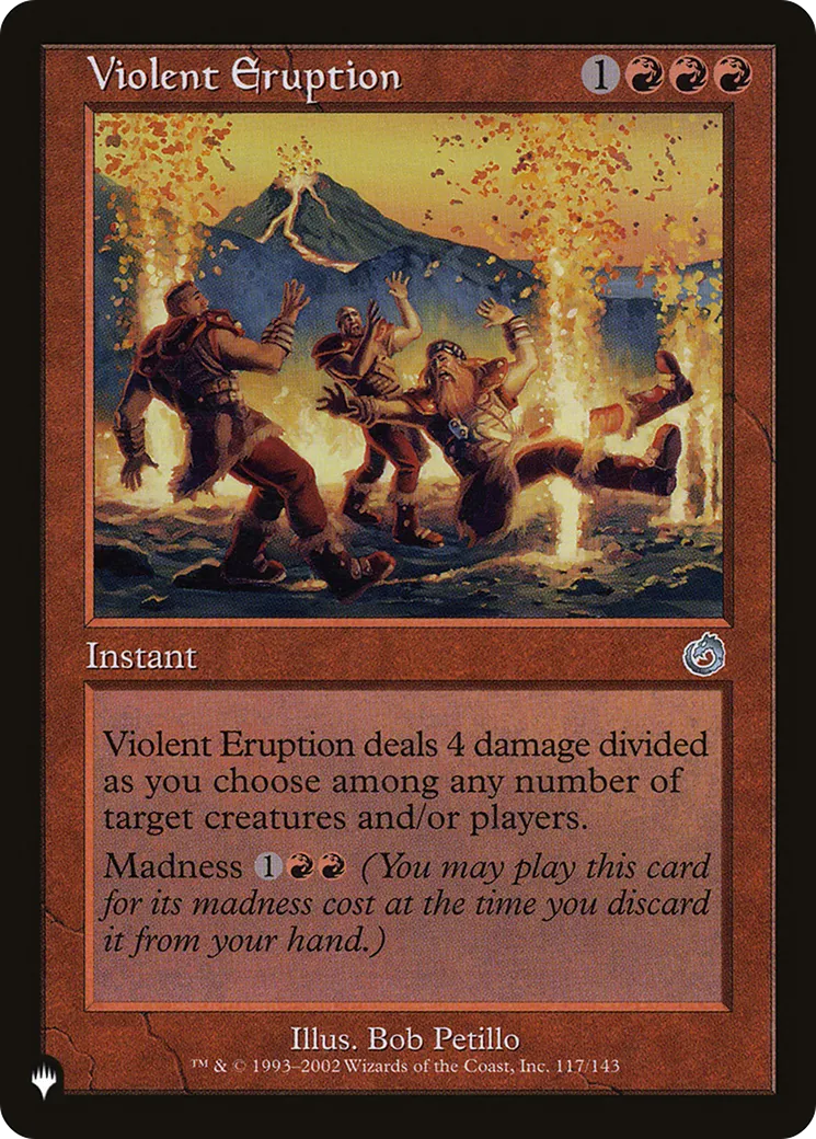 Violent Eruption — The List — Magic: The Gathering
