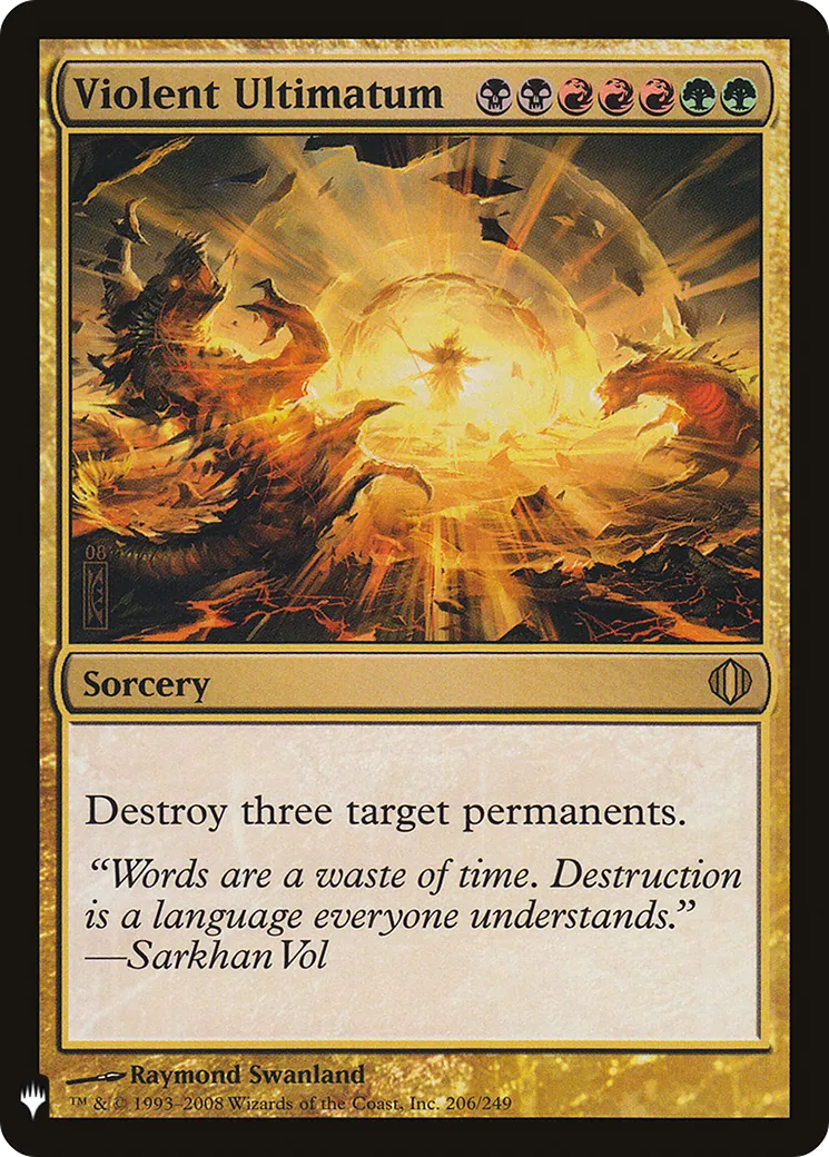 Violent Ultimatum — The List — Magic: The Gathering