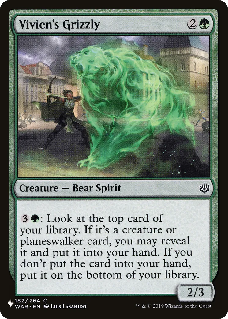 Grizzli de Vivien — The List — Magic: The Gathering