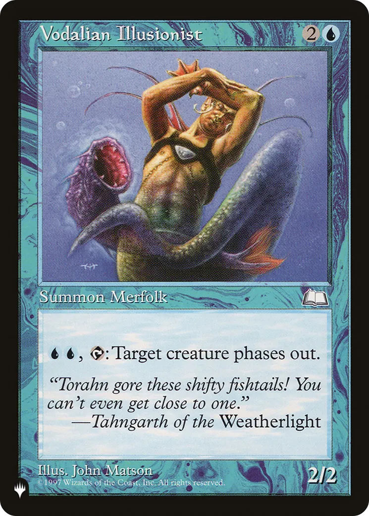 Illusionniste vodalian — The List — Magic: The Gathering