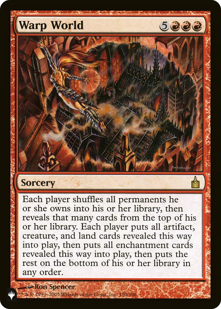 Warp World — The List — Magic: The Gathering