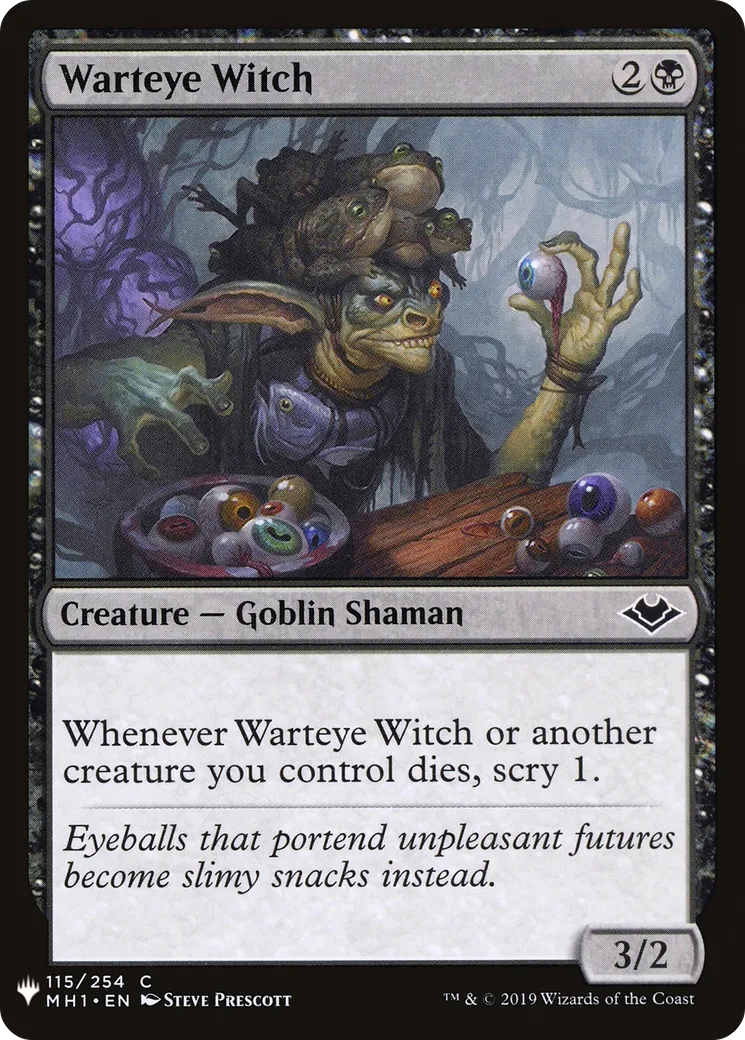 Warteye Witch — The List — Magic: The Gathering