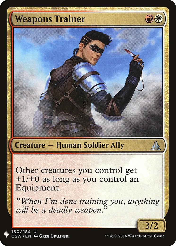 Weapons Trainer — The List — Magic: The Gathering