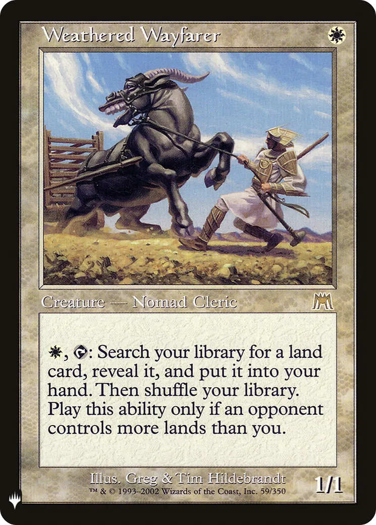 Weathered Wayfarer — The List — Magic: The Gathering