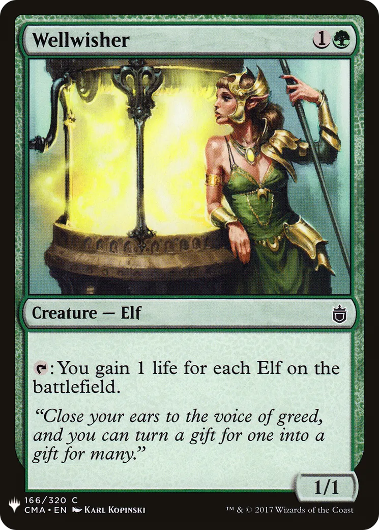 Wellwisher — The List — Magic: The Gathering