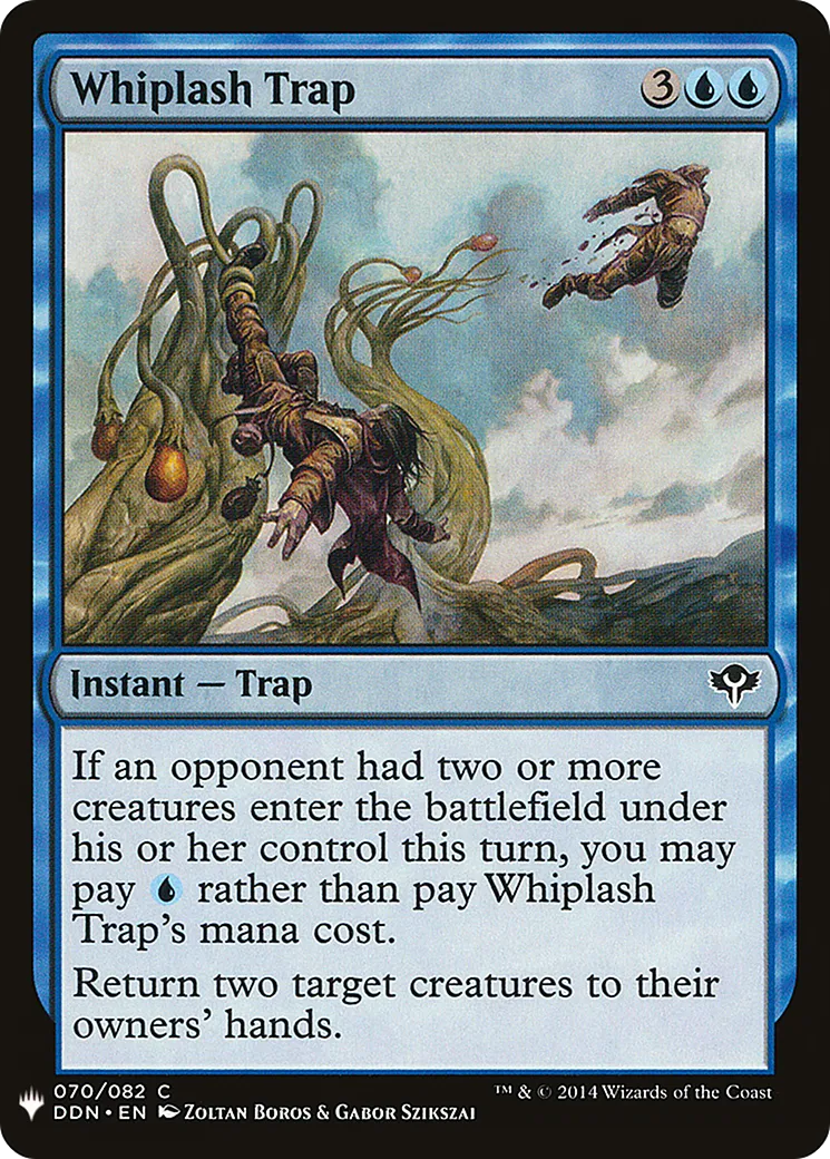 Whiplash Trap — The List — Magic: The Gathering