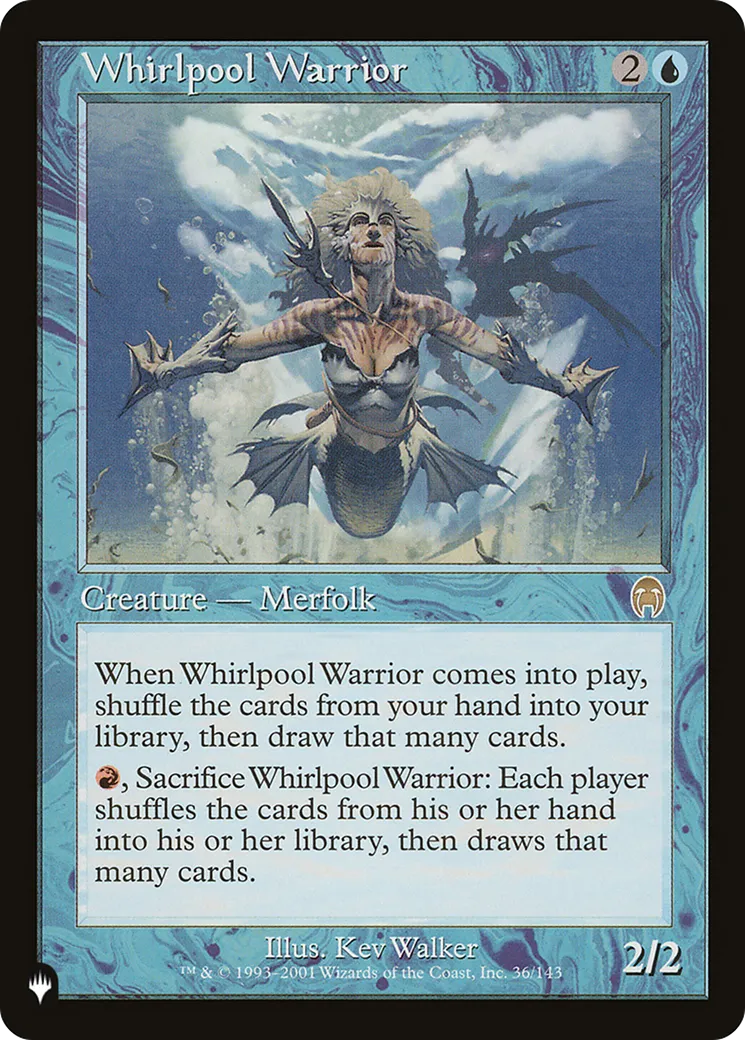 Whirlpool Warrior — The List — Magic: The Gathering