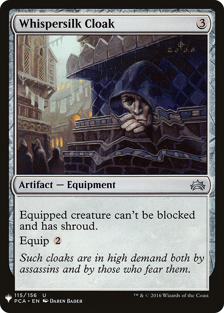 Whispersilk Cloak — The List — Magic: The Gathering