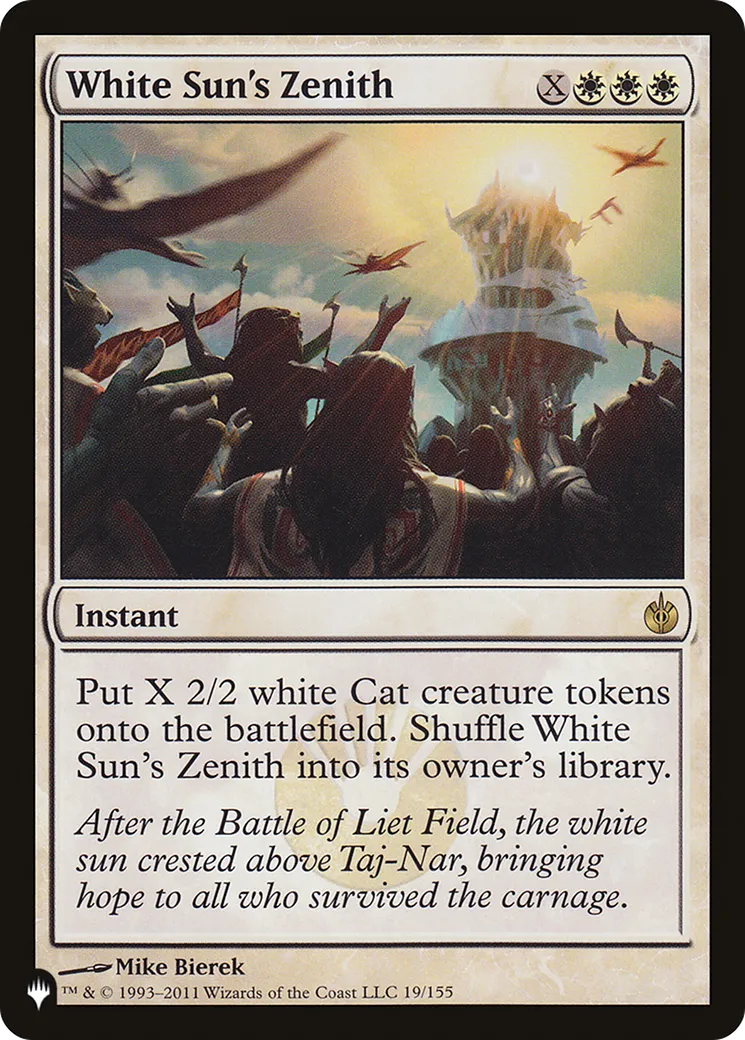 Zénith de Blancsoleil — The List — Magic: The Gathering