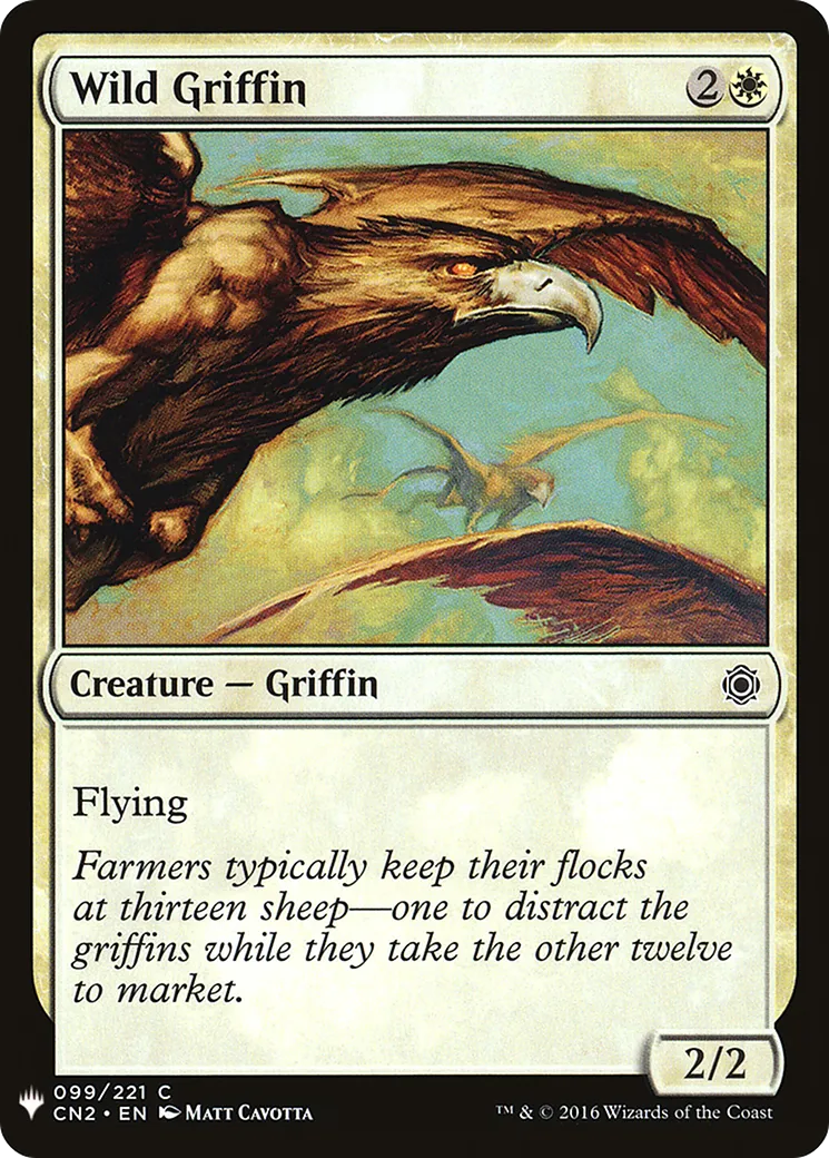 Griffon sauvage — The List — Magic: The Gathering