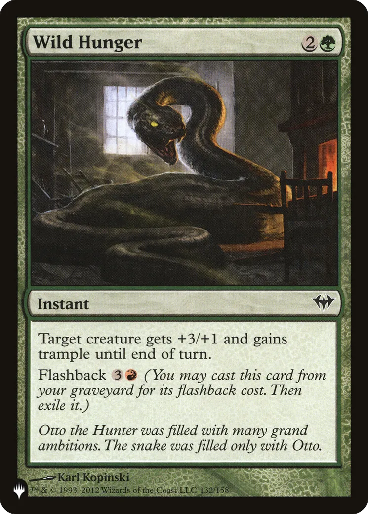 Wild Hunger — The List — Magic: The Gathering