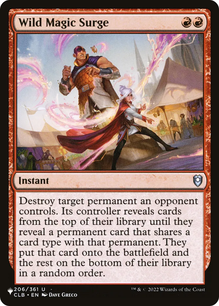 Wild Magic Surge — The List — Magic: The Gathering