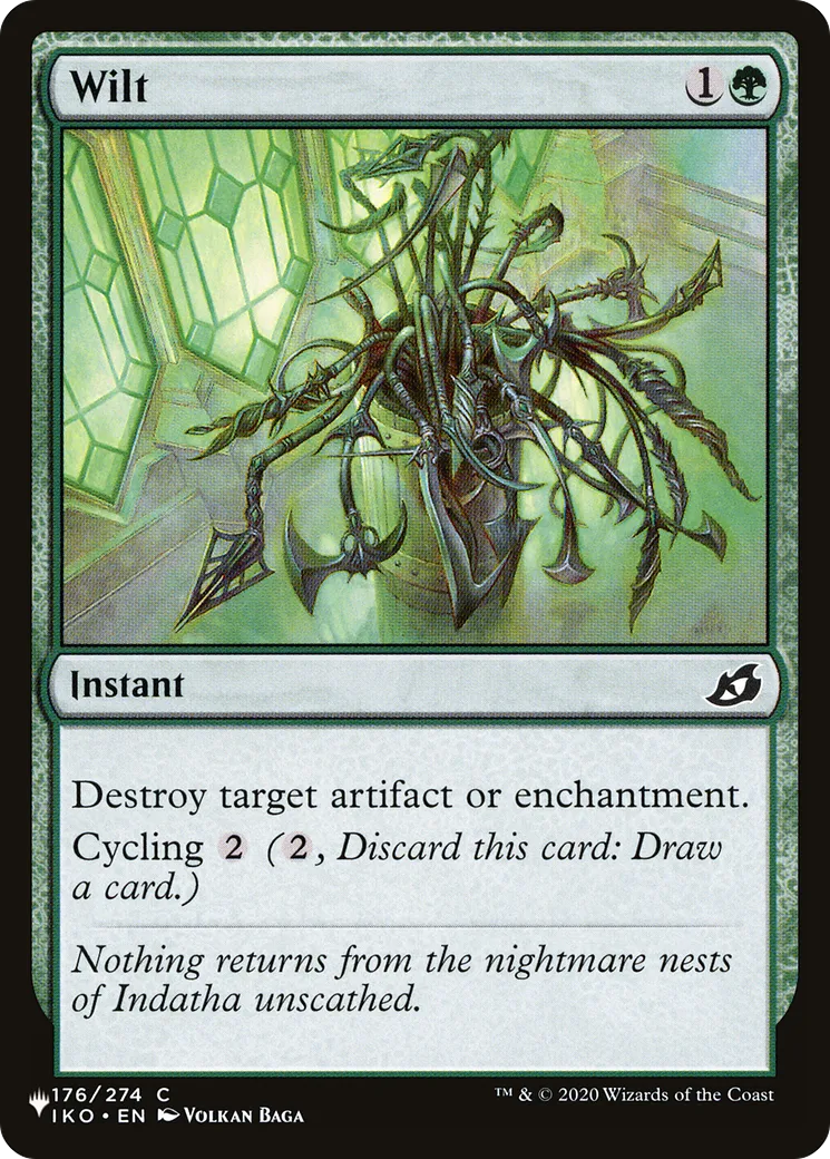 Flétrissure — The List — Magic: The Gathering