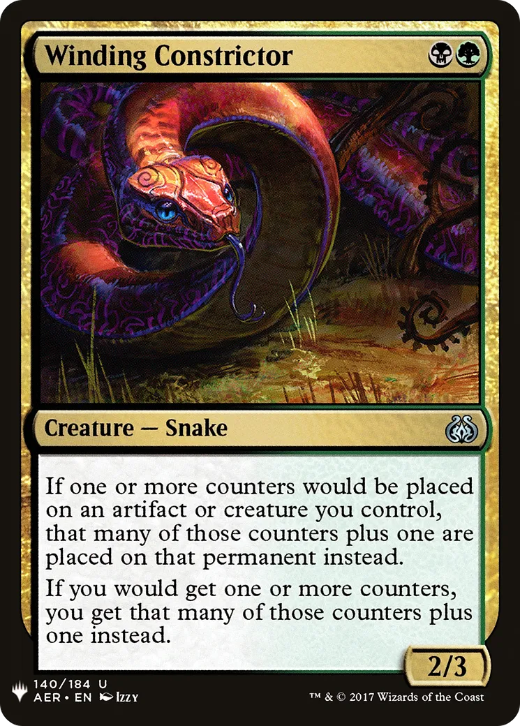 Boa sinueux — The List — Magic: The Gathering