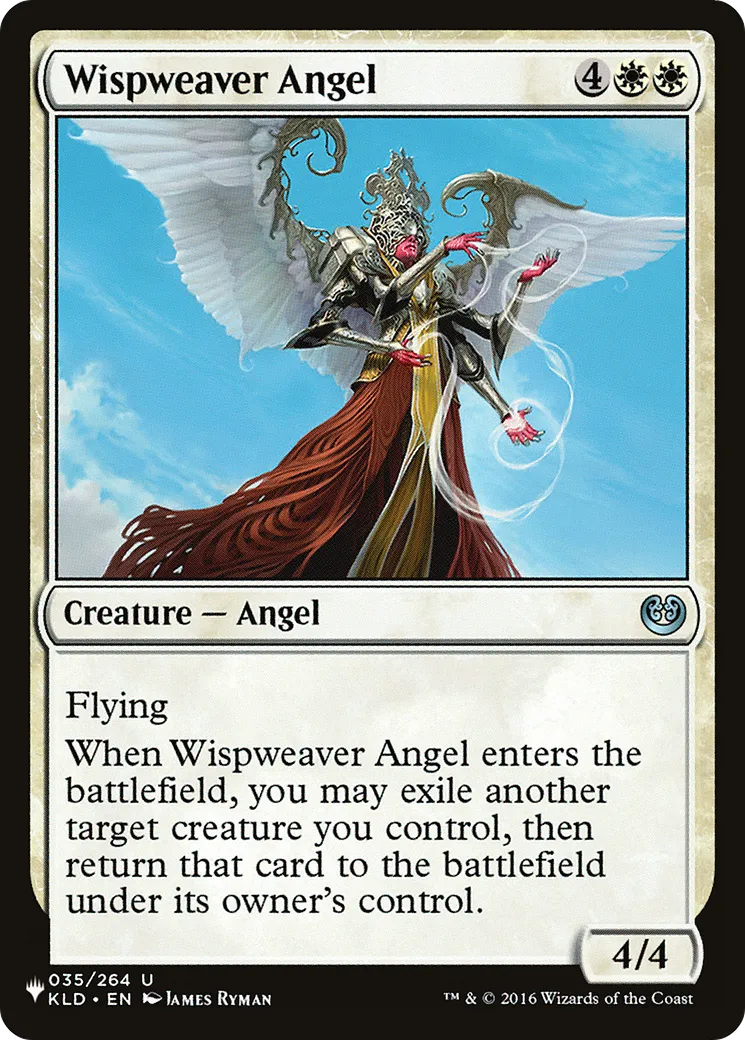 Wispweaver Angel — The List — Magic: The Gathering