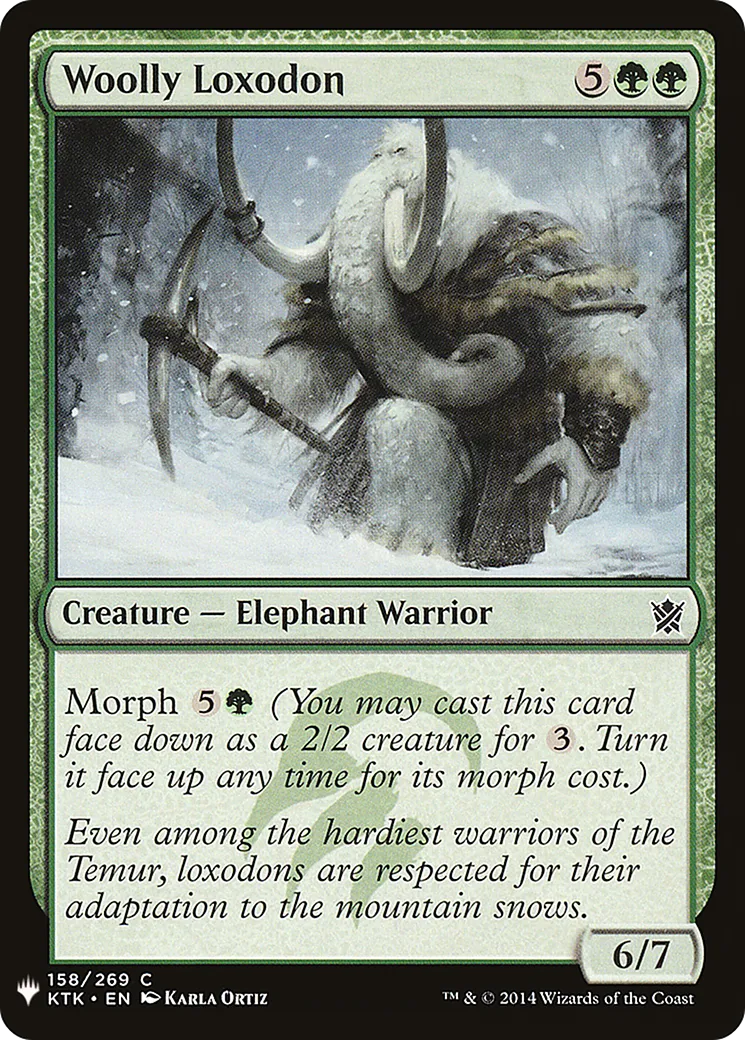 Loxodon laineux — The List — Magic: The Gathering
