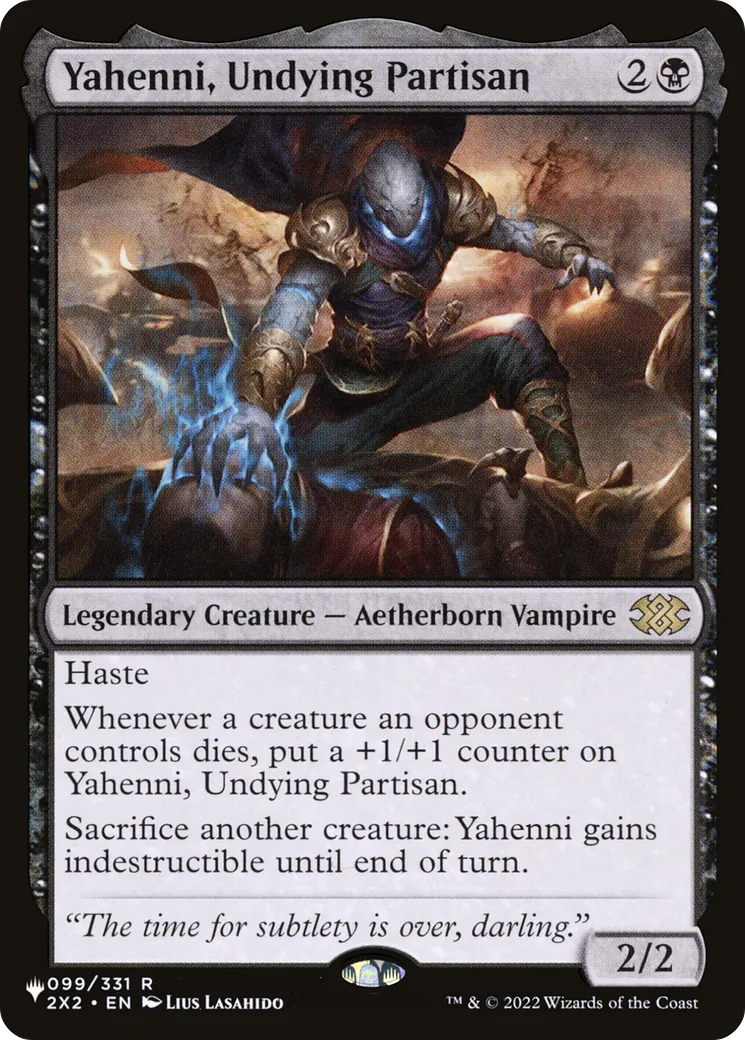 Yahenni, Undying Partisan — The List — Magic: The Gathering