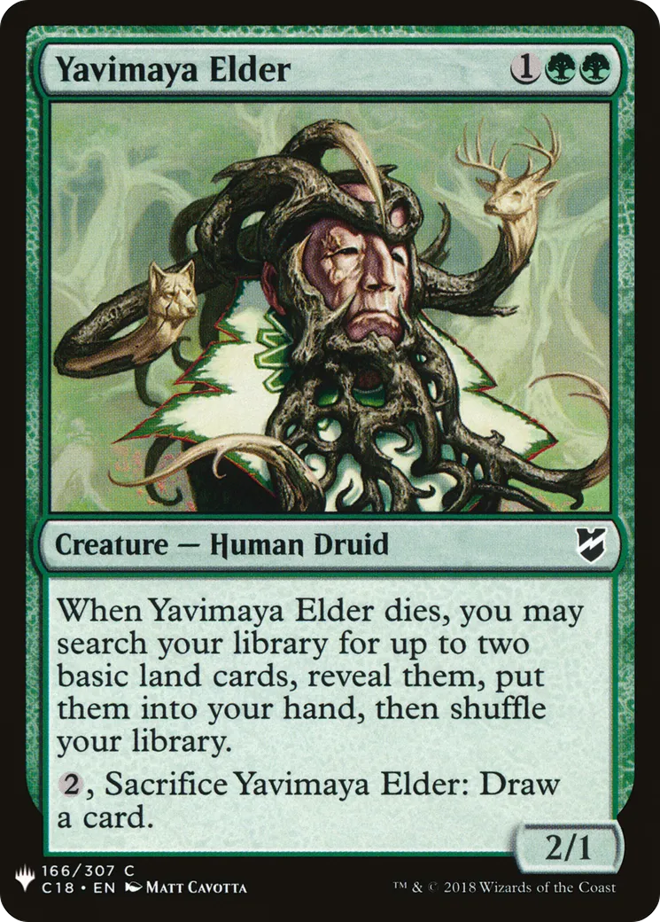 Vieux sage de la Yavimaya — The List — Magic: The Gathering