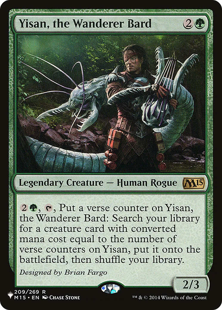 Yisan, the Wanderer Bard — The List — Magic: The Gathering