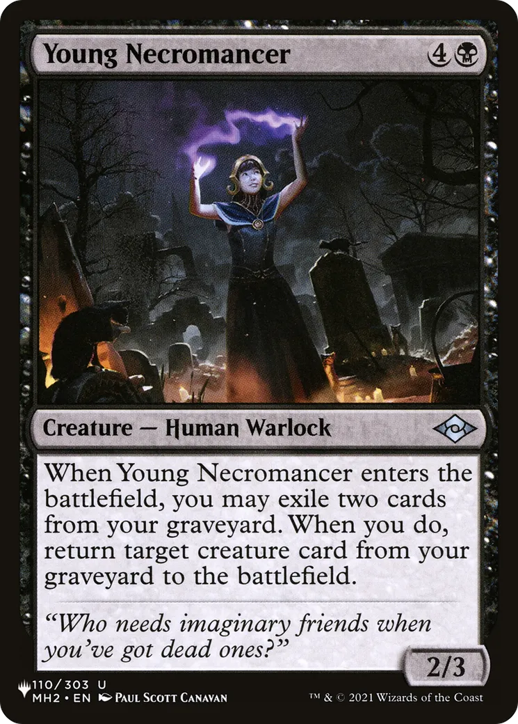 Young Necromancer — The List — Magic: The Gathering