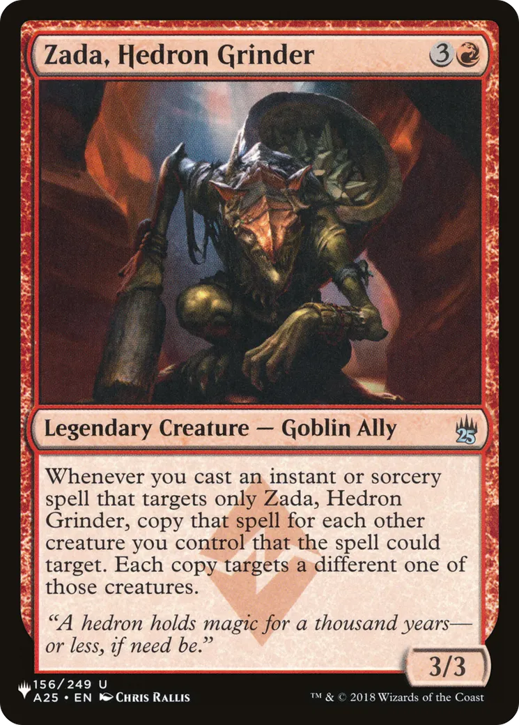 Zada, Hedron Grinder — The List — Magic: The Gathering