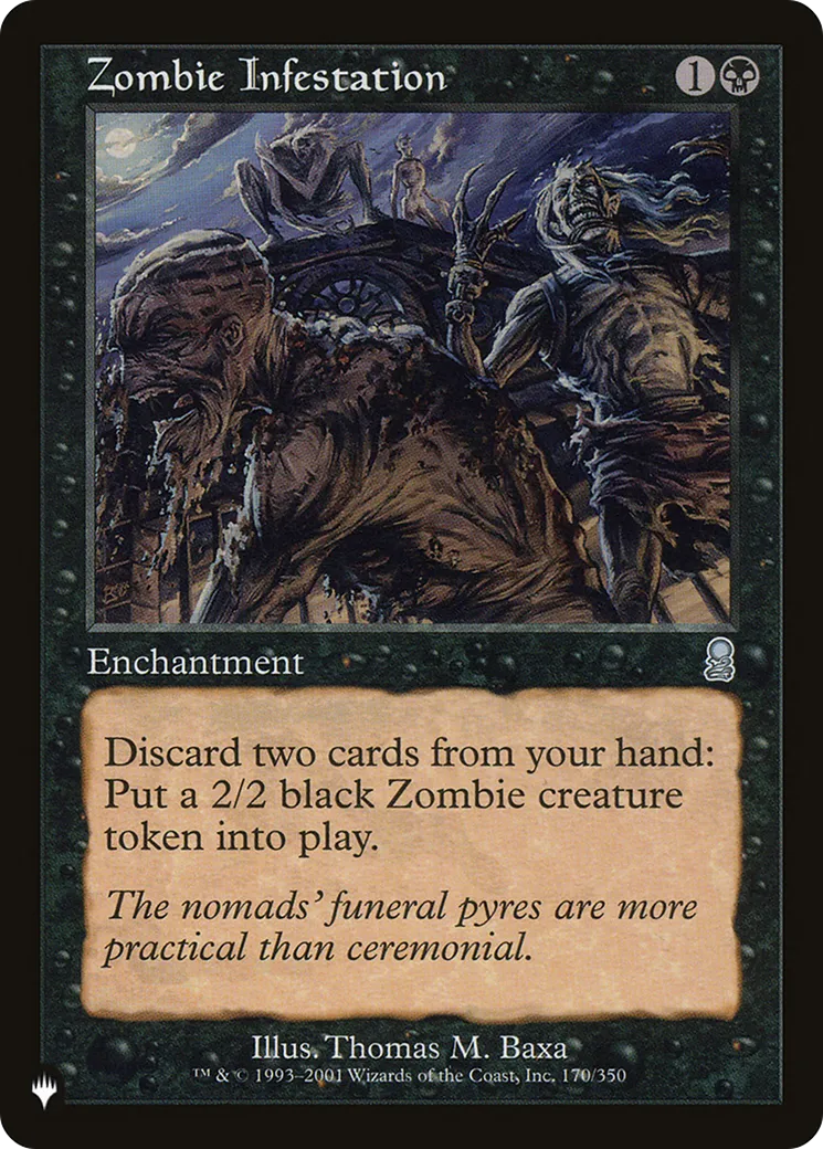 Zombie Infestation — The List — Magic: The Gathering