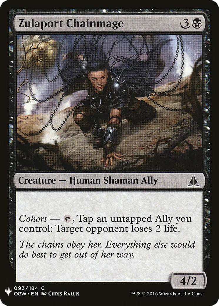 Zulaport Chainmage — The List — Magic: The Gathering