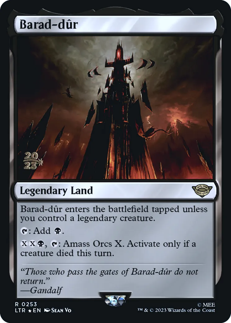Barad-dûr — Tales of Middle-earth Promos — Magic: The Gathering