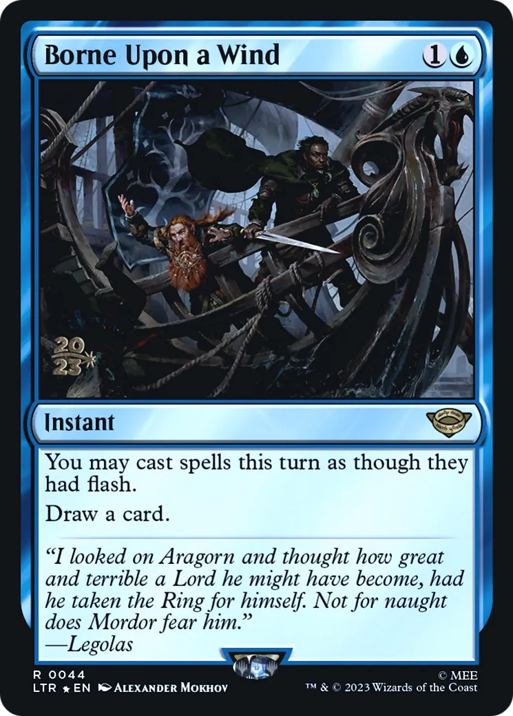Borne Upon a Wind — Tales of Middle-earth Promos — Magic: The Gathering