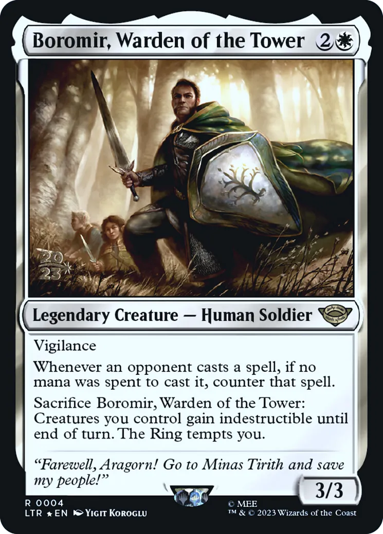 Boromir, Gardien de la Tour — Tales of Middle-earth Promos — Magic: The Gathering