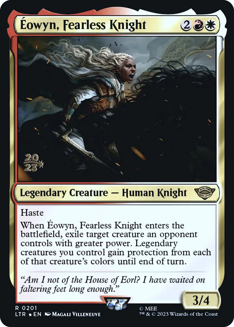 Éowyn, chevalière intrépide — Tales of Middle-earth Promos — Magic: The Gathering