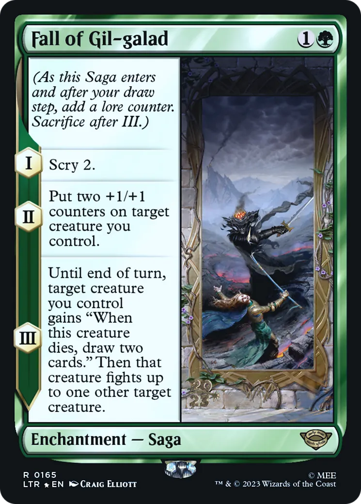 Fall of Gil-galad — Tales of Middle-earth Promos — Magic: The Gathering