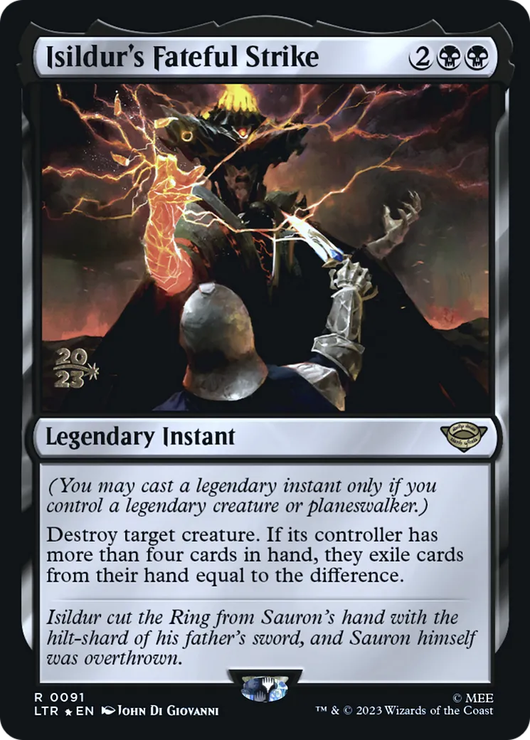 Isildur's Fateful Strike — Tales of Middle-earth Promos — Magic: The Gathering